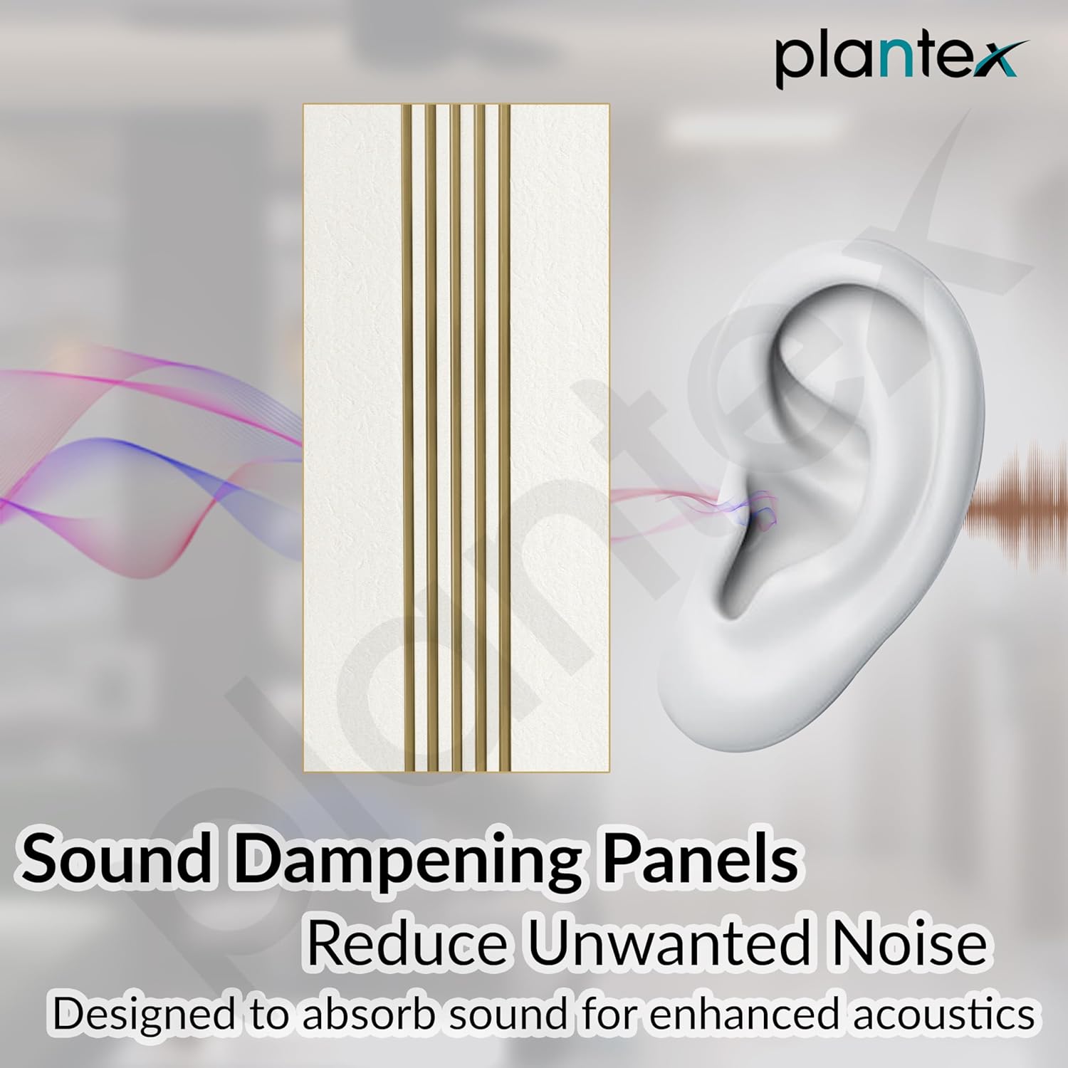 Plantex Louvers Panel for Wall/8 Feet Wall Panels/3D Charcoal Panel for Interior Walls Dรฉcor - Pack of 3 Covers - 24 Sq. Ft, Size-1 Feet x 8 Feet (YD-1202) - Image 5