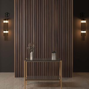 X Line PVC Wall Panel Louvers Panel/Planks 9.5 Feet * 10 Inch - WA 2024