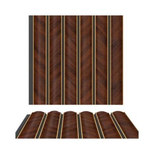 X Line PVC Wall Panel Louvers Panel/Planks 9.5 Feet * 10 Inch – WA 2024