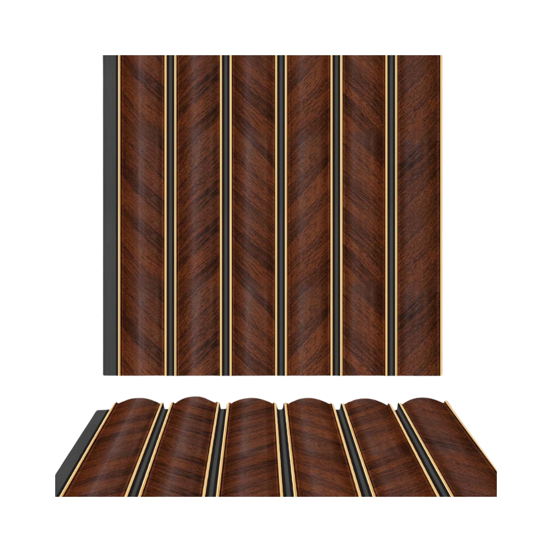 X Line PVC Wall Panel Louvers Panel/Planks 9.5 Feet * 10 Inch - WA 2024 - Image 2
